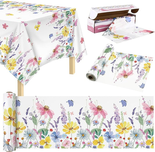 Kochorie Spring Flower Tablecloth Roll