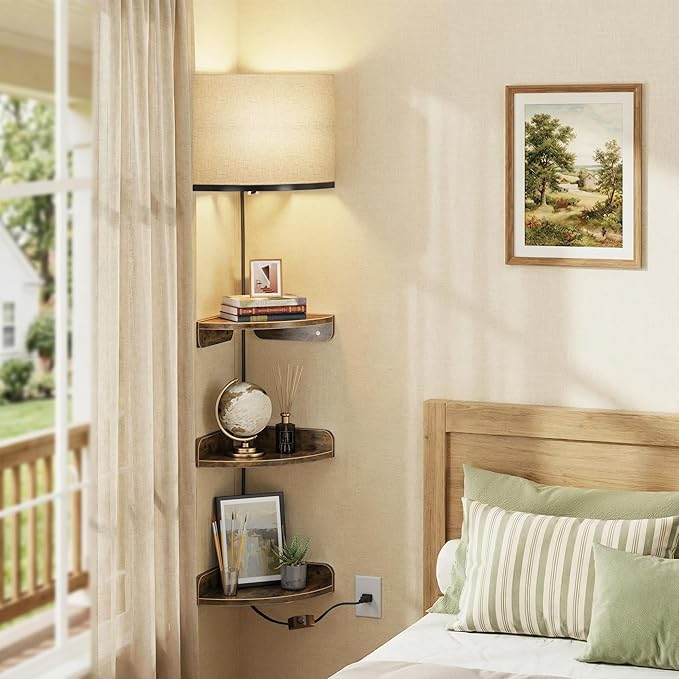 YAOHUOO Corner Shelf Wall Mounted