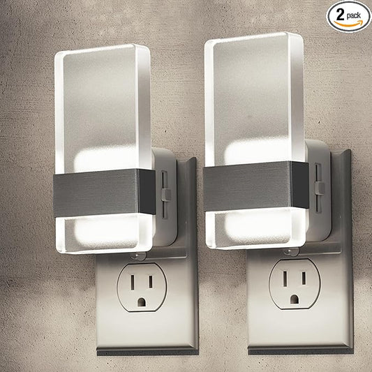 L LOHAS LED Night Light, Night Lights Plug Into Wall, 2 Pack Decorative