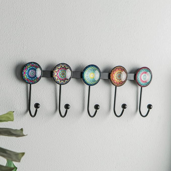 Boho Coat Rack Wall Mounted