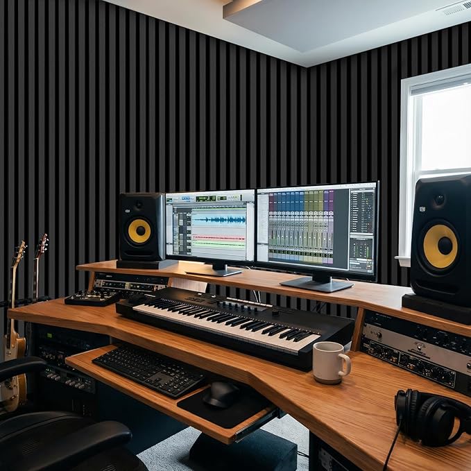 RITOLLO 6 Pack Bilayer Thickened-Sound Proof Wall Panels 47.2"x23.6"x0.72" High