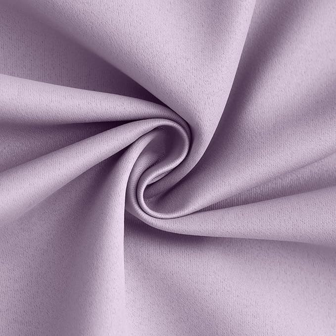 Yakamok 100% Blackout Curtain Panels 84 inches Cold and Light Blocking Drapes