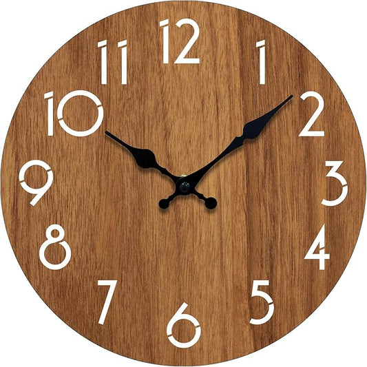 Wall Clock, Modern Wall Clocks Battery Operated, Silent Non Ticking Clock