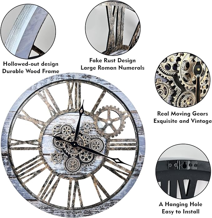 B-Style 36 Inch Large Wall Clock