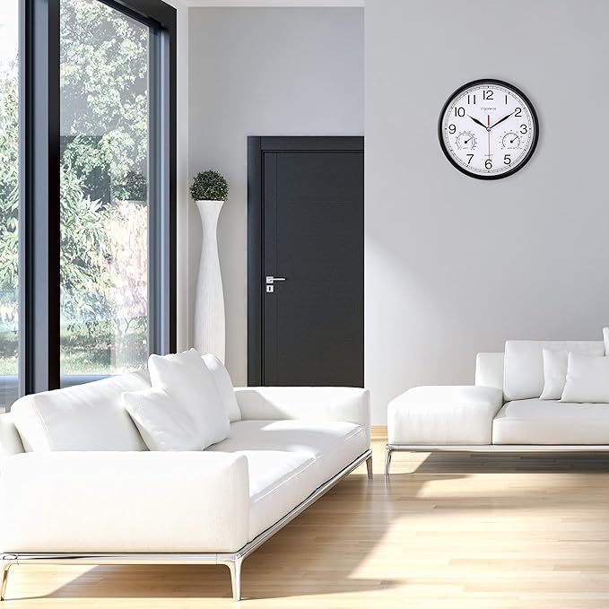 Wall Clock, Sweep Silent Movement Accurate Clocks