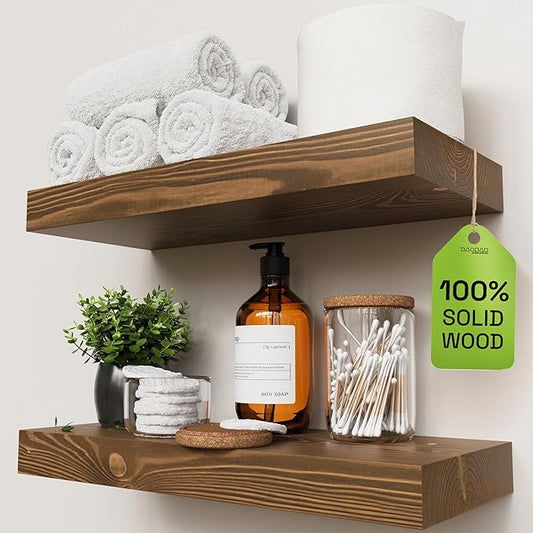 BAOBAB WORKSHOP Wood Floating Shelves