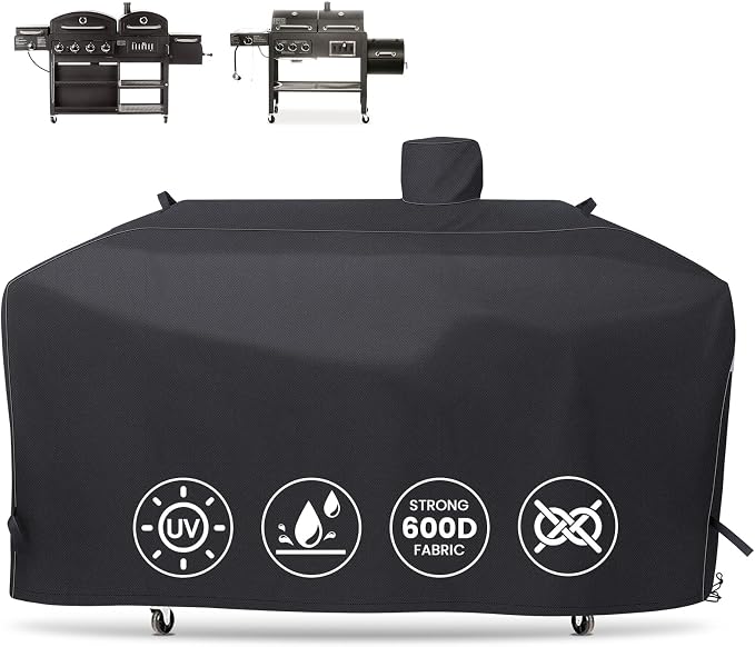 QuliMetal GC7000 Grill Cover for Smoke Hollow 4 in 1 Combo Grill PS9900, Pit Boss Memphis Ultimate Grill, PS9900-SY18 47180T, DG1100S, PB73952, 79 inch BBQ Grill Cover, All Weather Protection