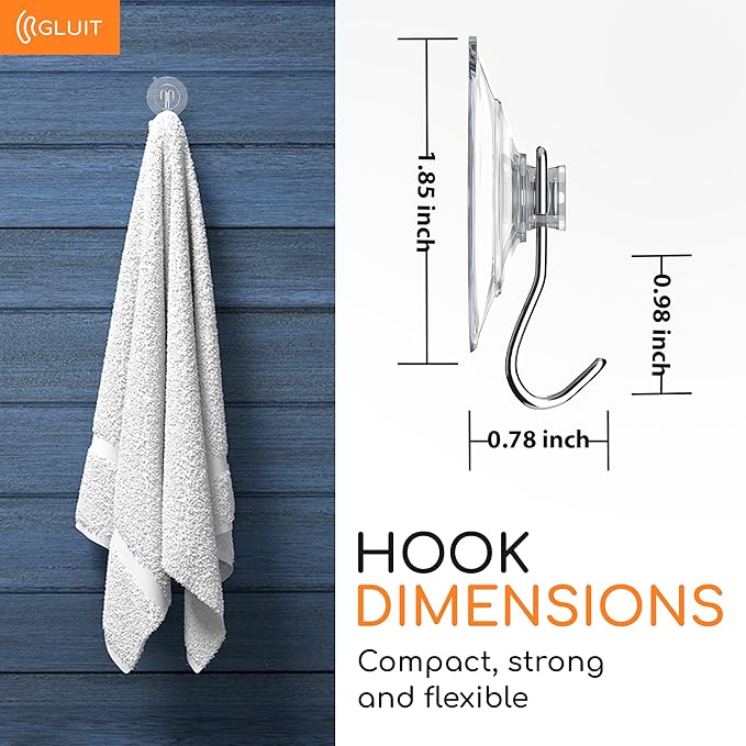 GLUIT Suction Cup Hooks
