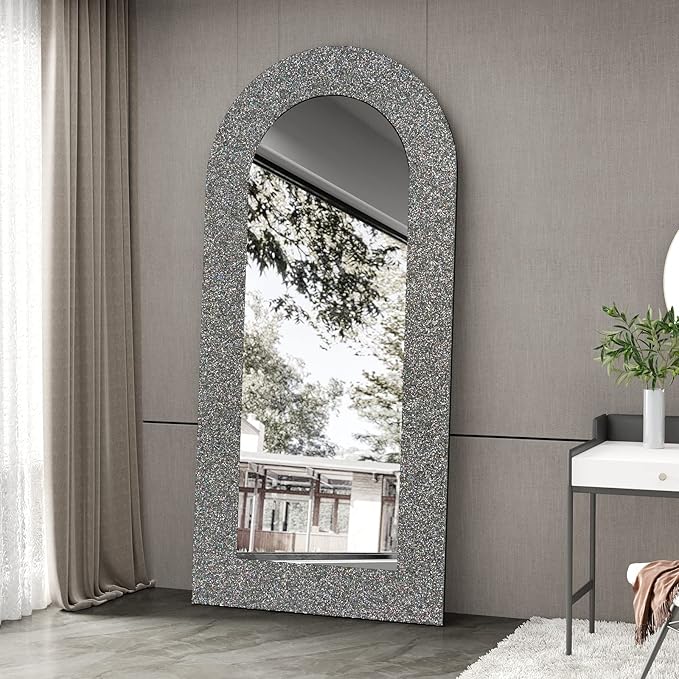 CRE8TIVE Charcoal Holographic Glitter Wallpaper Border Peel and Stick Wall