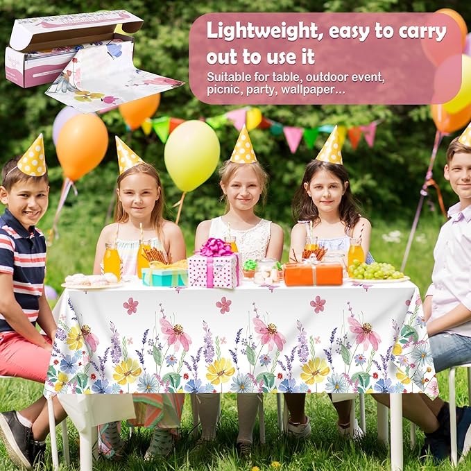 Kochorie Spring Flower Tablecloth Roll