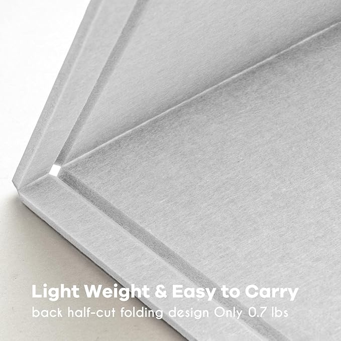 Lightomorrow Bulletin Board, 24 x 18 inches Felt Board Decorative Pin Board