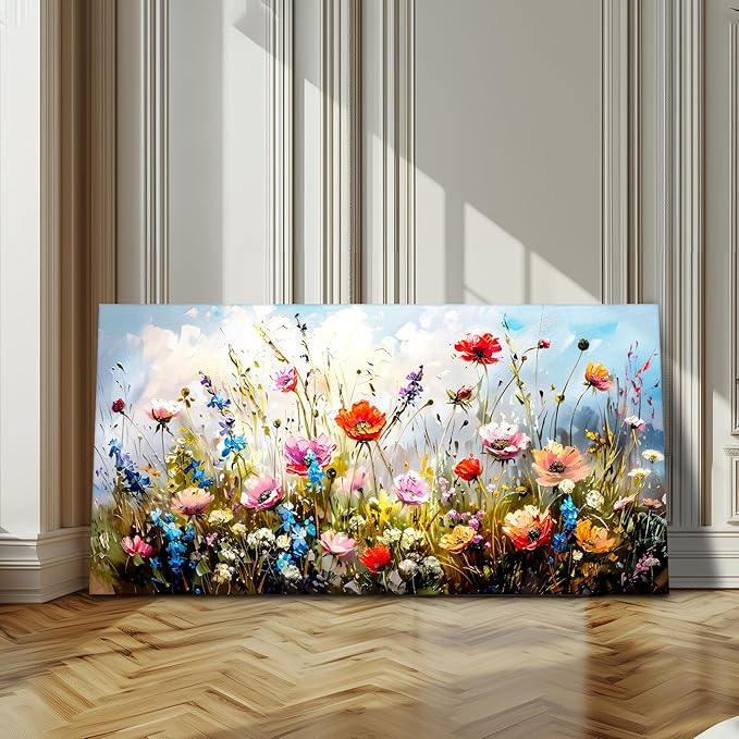 SERIMINO Large Wall Art for Living Room Canvas Prints, Farmhouse Nature Floral