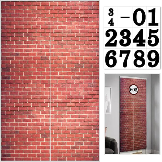 Brick Wall Party Backdrop, Wall Decoration, Kids Birthday Party Supplies