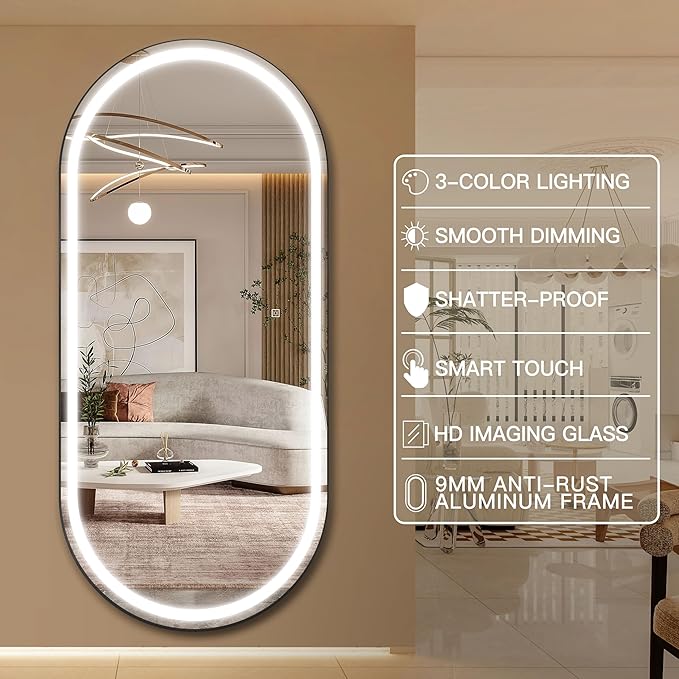 FENNIO 71" x 32" Large Wall Mounted Mirror