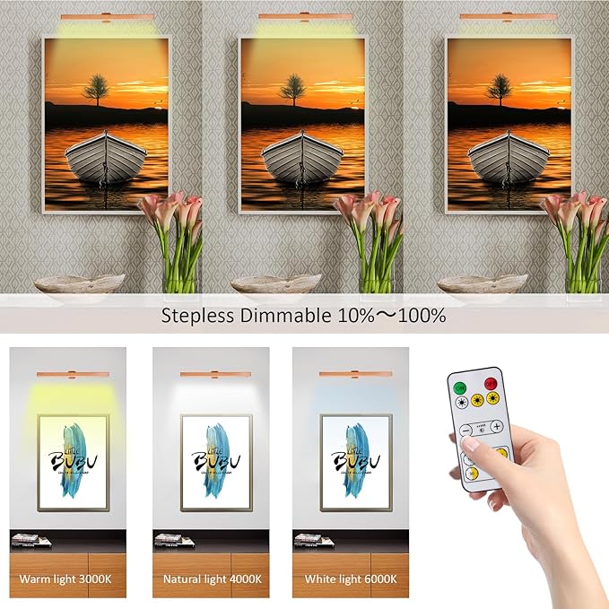 MIOBLUE LED Picture Light Battery Operated