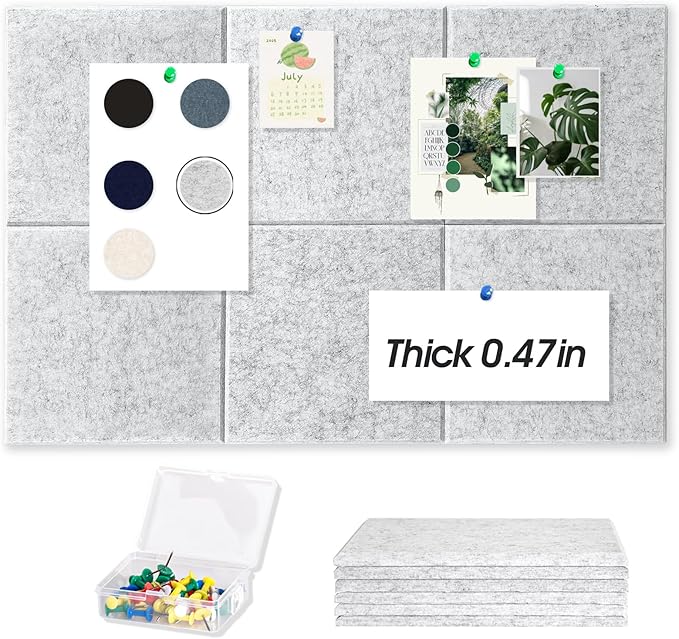 Thick Cork Board Tiles for Wall