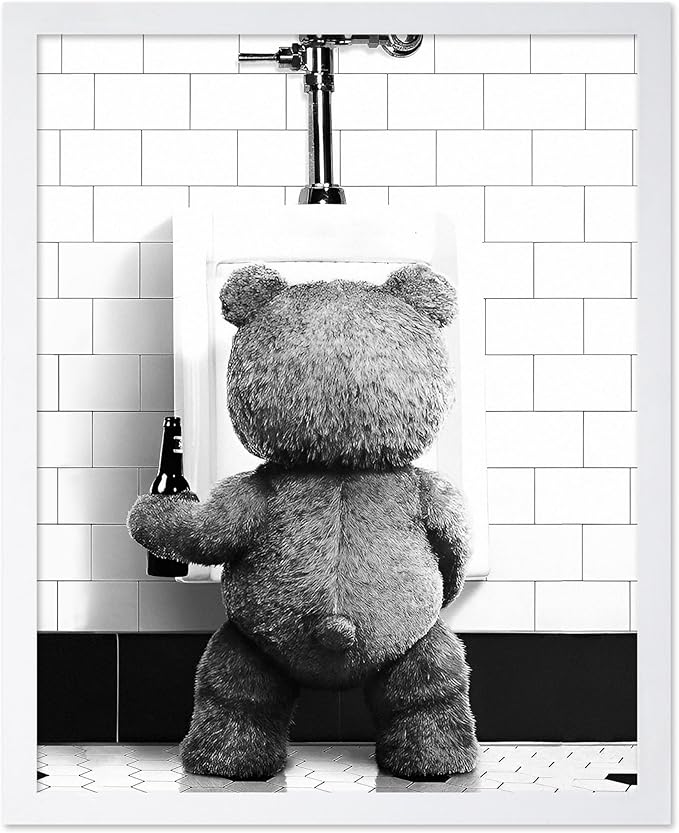 Poster Master Funny Teddy Bear Print