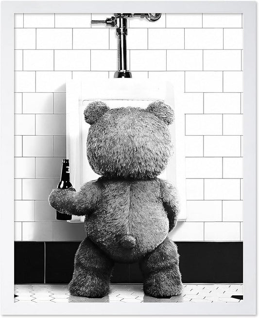 Poster Master Funny Teddy Bear Print