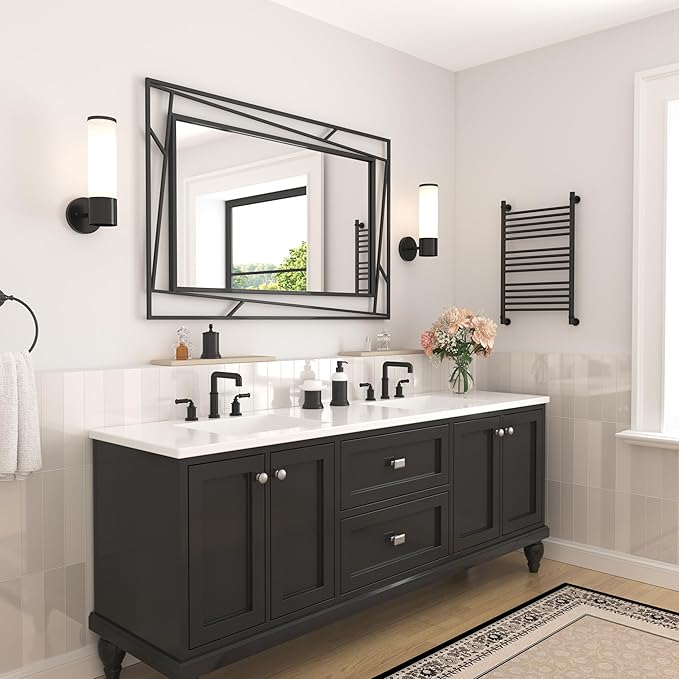 Rectangular Wall Mirror, Hang Horizontally or Vertically