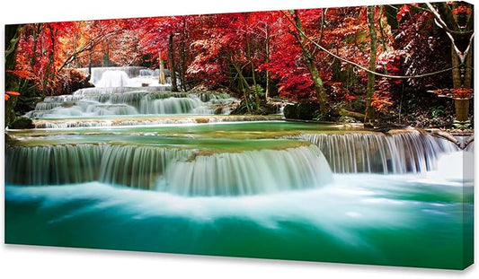 Cao Gen Decor Art-S05175 Wall Art 1 Pieces Waterfall Canvas Print Landscape