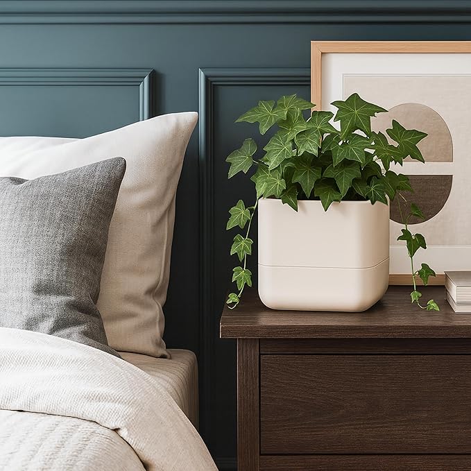 Phoenix Vine 6.5 Inch Wall Mounted Self-Watering Planter Pot
