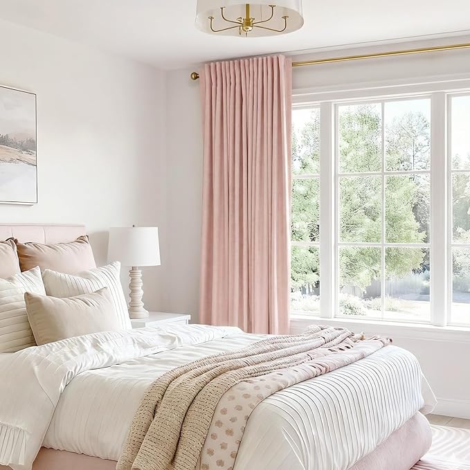 100% Blackout Shield Linen Blackout Curtains