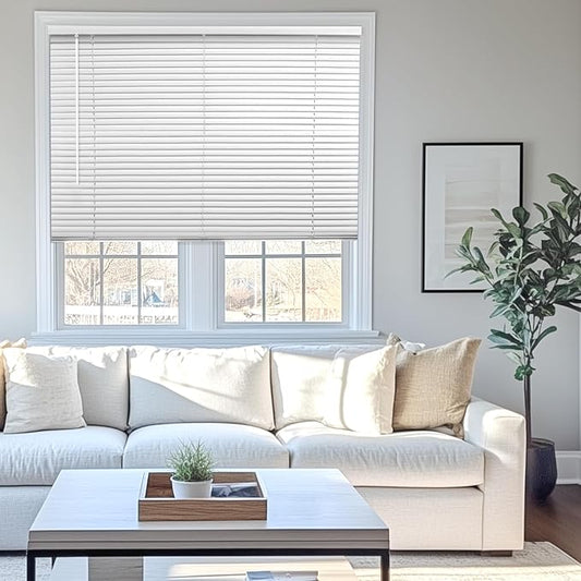CHICOLOGY Mini Blinds for Indoor Windows – 31"W X 64"H, Kitchens & Apartments