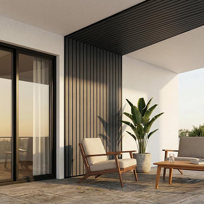 From Plain to Beautiful in Hours WPC Exterior Wall Slat Panels Waterproof
