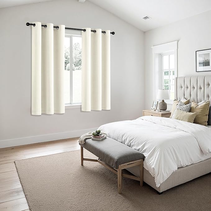 MIULEE Blackout Curtains for Bedroom Living Room 2 Panels, Thermal Insulated