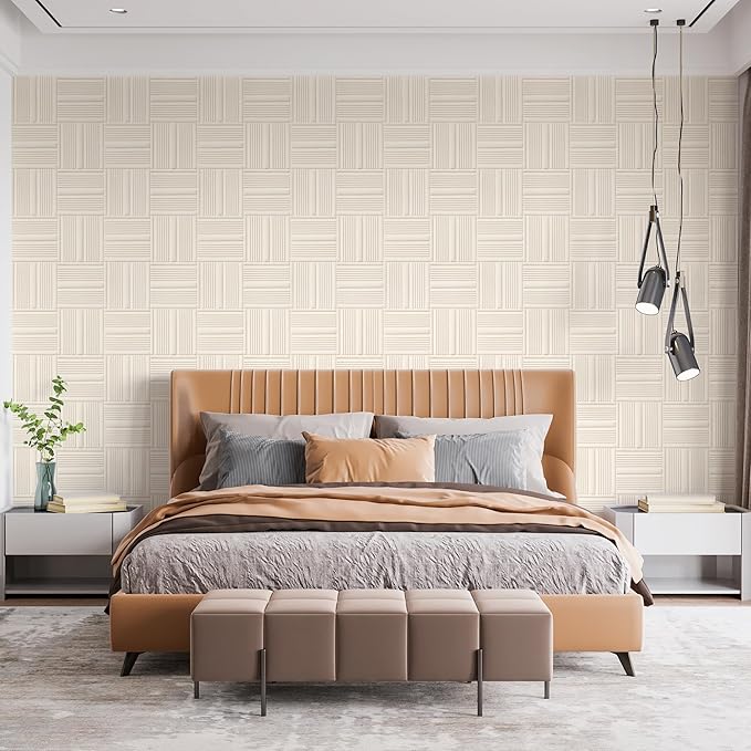 Velvet 3d wall panels for Interior wall Decor peel and stick, Soundproof