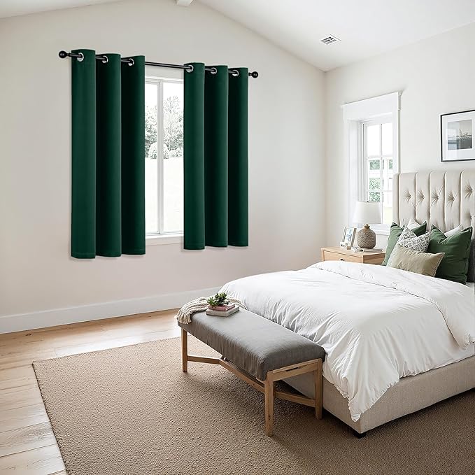 MIULEE Blackout Curtains for Bedroom Living Room 2 Panels, Thermal Insulated