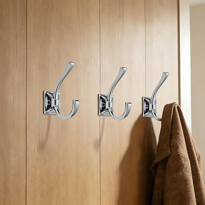 TUNNY 5 Pack Antique Design Wall Hanging Coat Hooks
