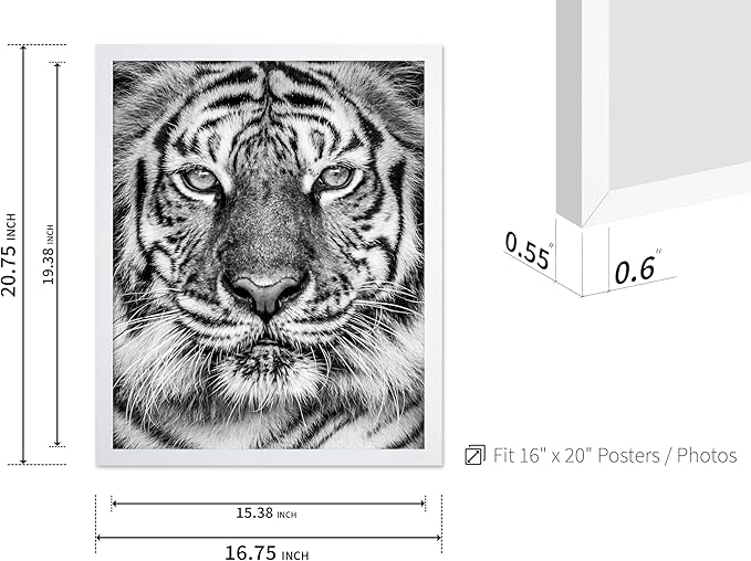 Poster Master Vintage Tiger Face Print