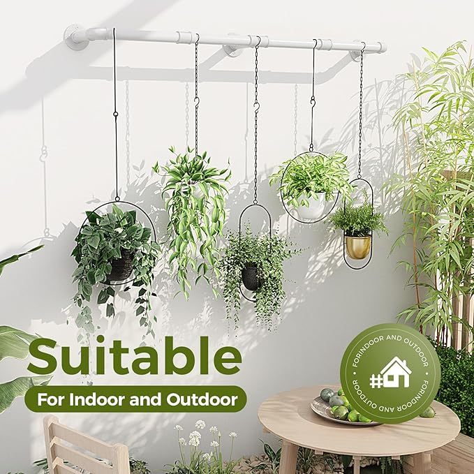 Bamworld Window Plant Hanger Indoor 63in Hanging Planters