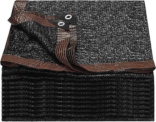M METERXITY 90% Sun Shade Cloth for Garden, HDPE 20x30 ft Sun Shade Net with Reinforced Grommets for Patio/Greenhouse/Plant Cover, Heavy Duty Sunblock Resistant Mesh Tarp [Black]