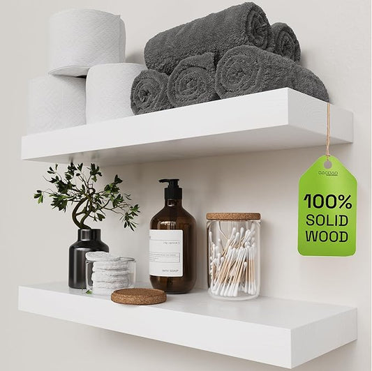 BAOBAB WORKSHOP Wood Floating Shelves