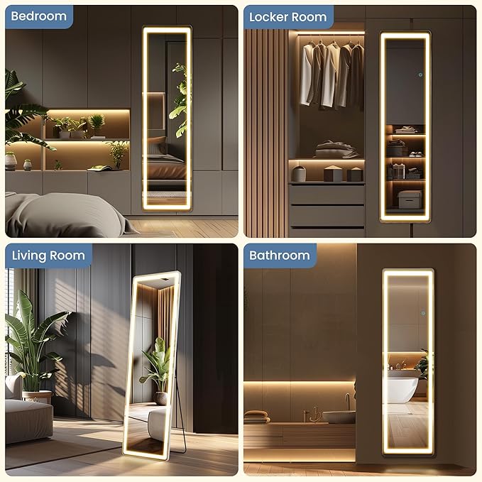 DUMOS 16"×60" LED Full Length Mirror