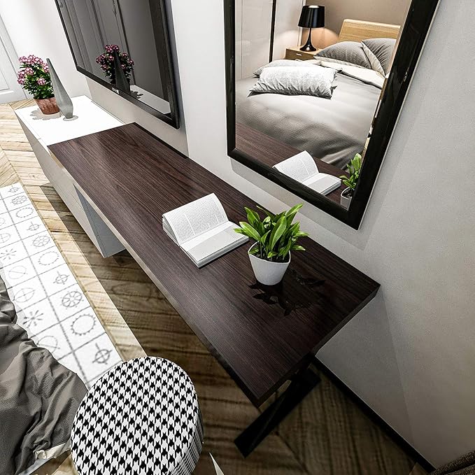 Art3d 17.3" x 200" Wall Panel Vinyl Wood