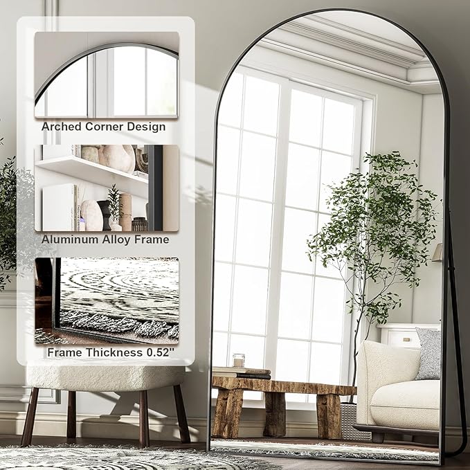 HARRITPURE 86x46 inch Full Length Mirror