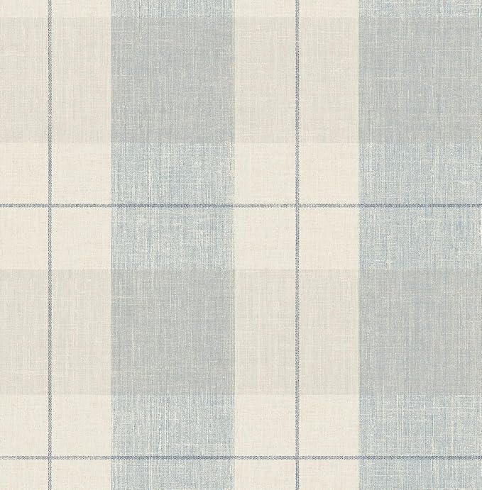 NextWall Lenox Hill Plaid Peel and Stick Wallpaper