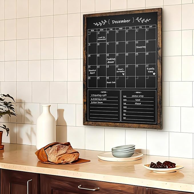 Chalkboard Calendar for Wall