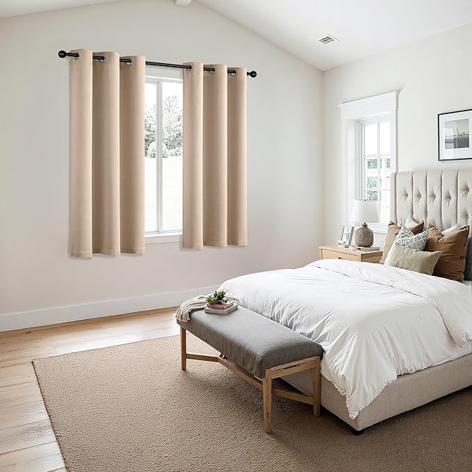 MIULEE Blackout Curtains for Bedroom Living Room 2 Panels, Thermal Insulated