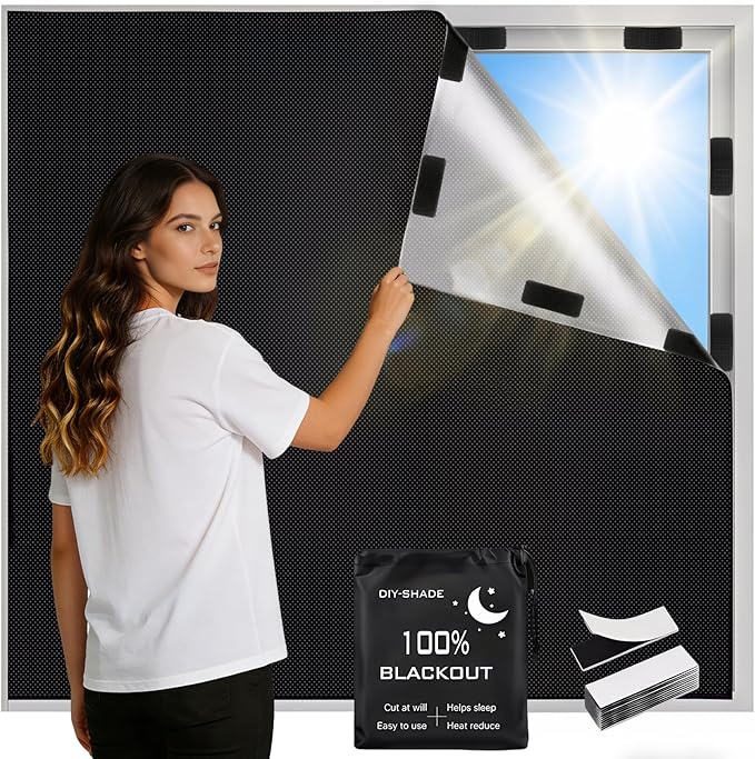 Alikiai Blackout Blinds 157" x 57", 100% Blackout Curtains