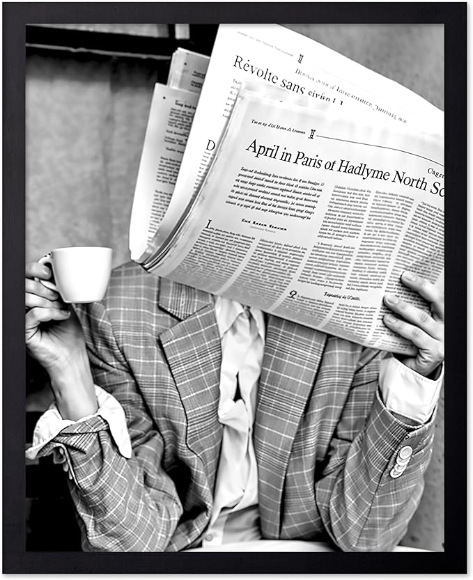 Poster Master Drinking Coffee Print