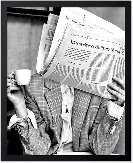 Poster Master Drinking Coffee Print