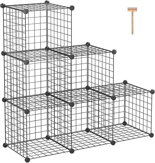 C&AHOME Wire Cube Storage, 6