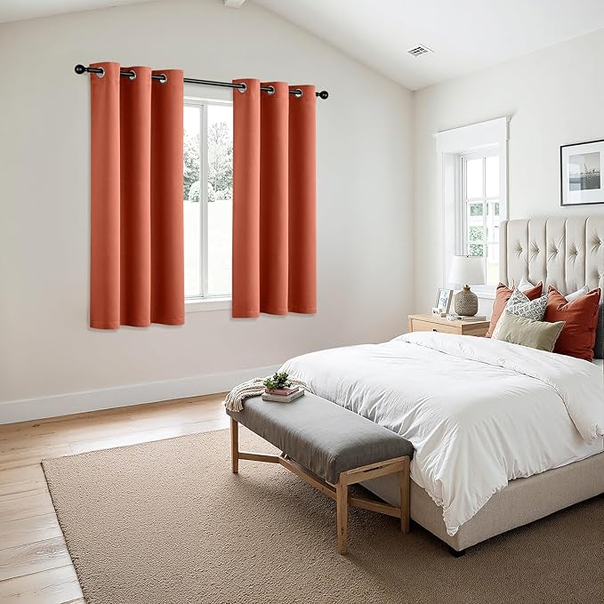 MIULEE Blackout Curtains for Bedroom Living Room 2 Panels, Thermal Insulated