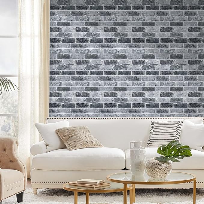 Commomy 3D Peel and Stick Brick Tiles