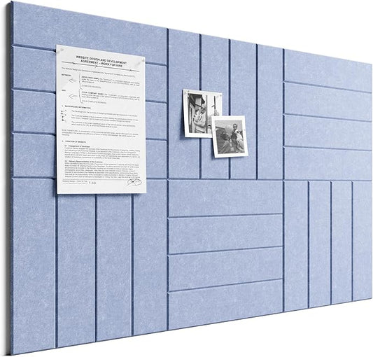 Bumusty Large Cork Board Alternative-36 x 24" Felt Bulletin Board Tiles