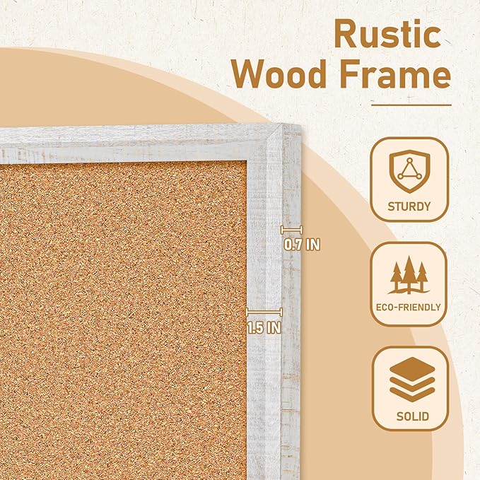 DOLLAR BOSS Cork Board for Wall